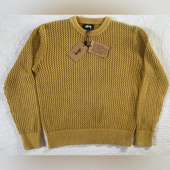 トップス STUSSY Pigment Dyed Loose Gauge Sweater Stussy Pigment Dyed Loose Gauge Sweater Tie Dye/Blue Men's - US